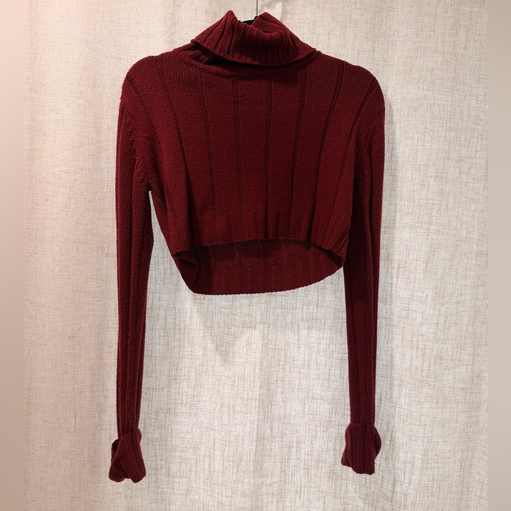 Fashion Nova Red Knit Sweater